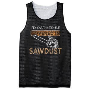 Funny Chainsaw Carver Lumberjack Sawdust Mesh Reversible Basketball Jersey Tank