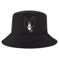 Funny Cute Cat Hanging From Pocket Cool Comfort Performance Bucket Hat