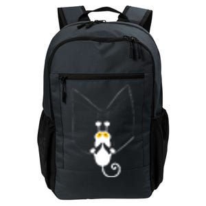 Funny Cute Cat Hanging From Pocket Daily Commute Backpack