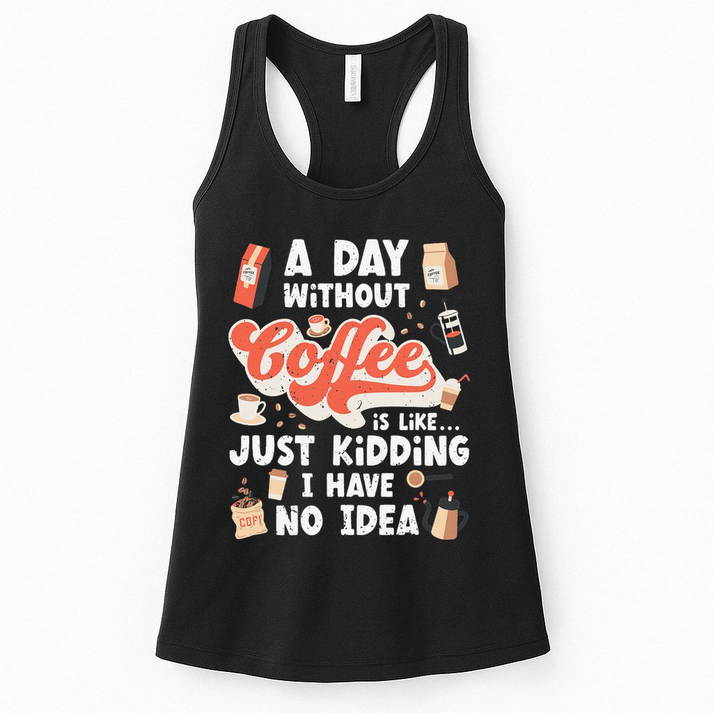 Funny Coffee Coffee Lover Cute Coffee Womens Tank Top