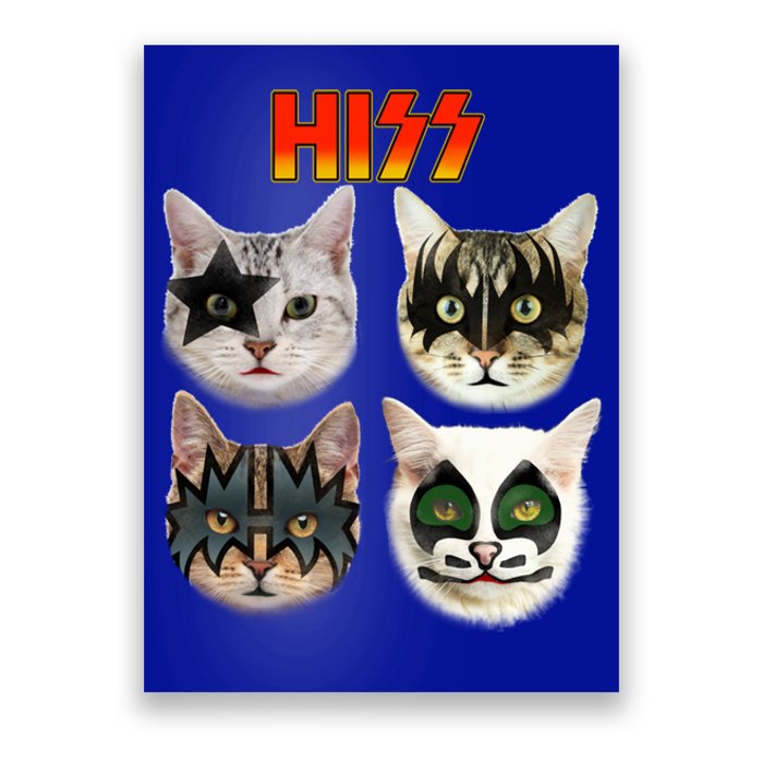 Funny Cat Cat Lover Cat Hiss Cat Owner Cat Humor Funny Gift Poster