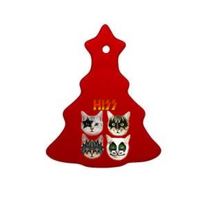 Funny Cat Cat Lover Cat Hiss Cat Owner Cat Humor Funny Gift Ceramic Tree Ornament