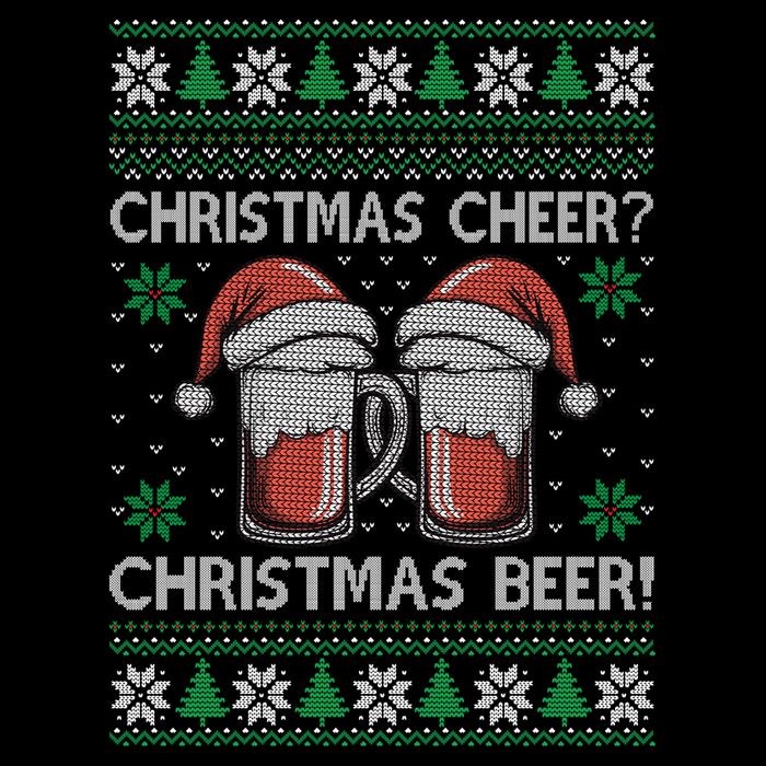 Funny Christmas Cheer Christmas Beer Ugly Sweater Kids T-Shirt