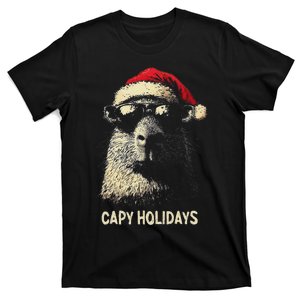 Funny Christmas Capy Holidays Ns Xmas Capybara T-Shirt