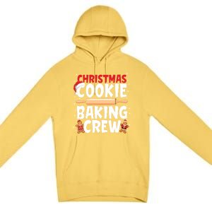 Funny Christmas Cookie Baking Crew Matching Pajamas Family Gift Premium Pullover Hoodie