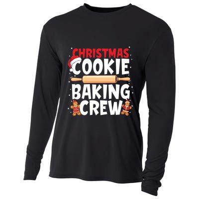 Funny Christmas Cookie Baking Crew Matching Pajamas Family Gift Cooling Performance Long Sleeve Crew