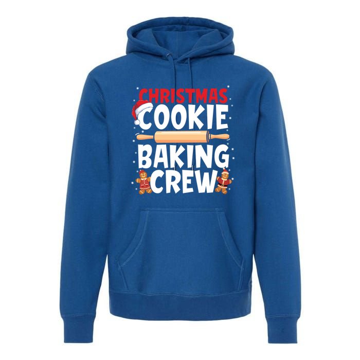 Funny Christmas Cookie Baking Crew Matching Pajamas Family Gift Premium Hoodie