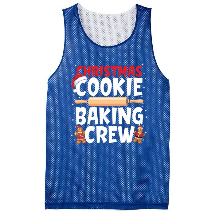 Funny Christmas Cookie Baking Crew Matching Pajamas Family Gift Mesh Reversible Basketball Jersey Tank