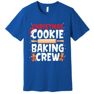 Funny Christmas Cookie Baking Crew Matching Pajamas Family Gift Premium T-Shirt