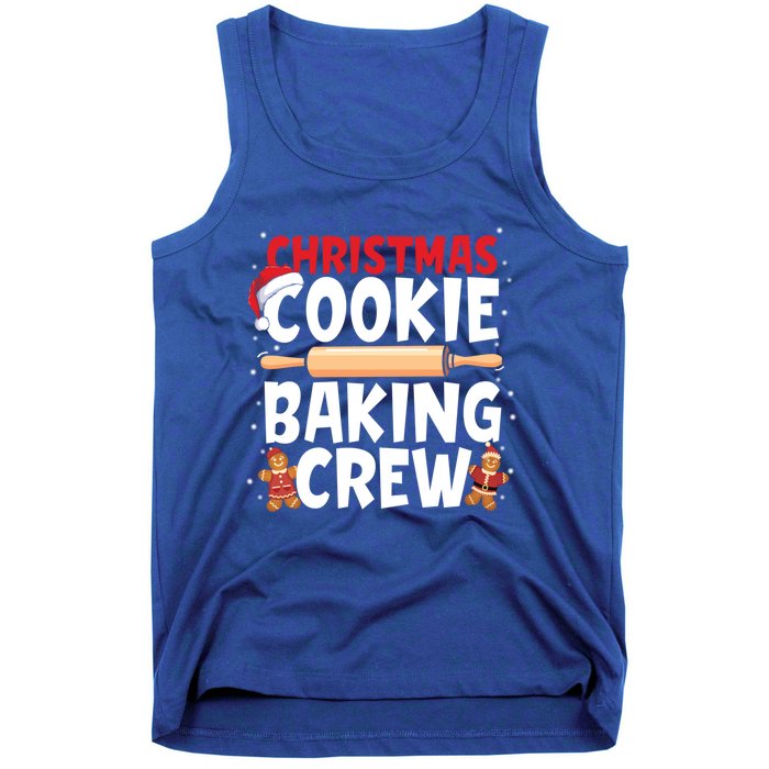 Funny Christmas Cookie Baking Crew Matching Pajamas Family Gift Tank Top