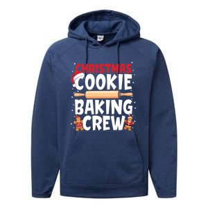 Funny Christmas Cookie Baking Crew Matching Pajamas Family Gift Performance Fleece Hoodie