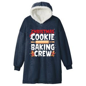 Funny Christmas Cookie Baking Crew Matching Pajamas Family Gift Hooded Wearable Blanket