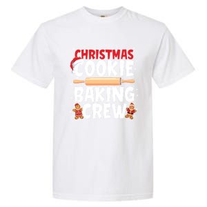 Funny Christmas Cookie Baking Crew Matching Pajamas Family Gift Garment-Dyed Heavyweight T-Shirt