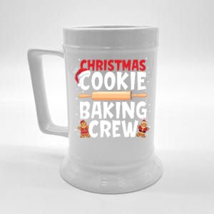 Funny Christmas Cookie Baking Crew Matching Pajamas Family Gift Beer Stein