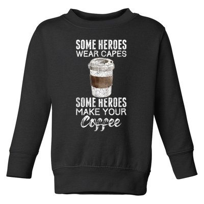 Funny Coffeemaker Coffee Lover Gift Idea Barista Toddler Sweatshirt