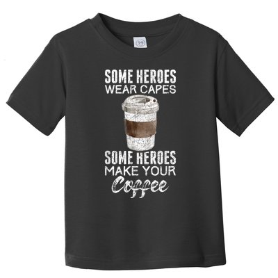 Funny Coffeemaker Coffee Lover Gift Idea Barista Toddler T-Shirt