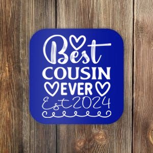 Funny Cousin Crew Matching Fam Best Cousin Since 2024 Family Gift Coaster