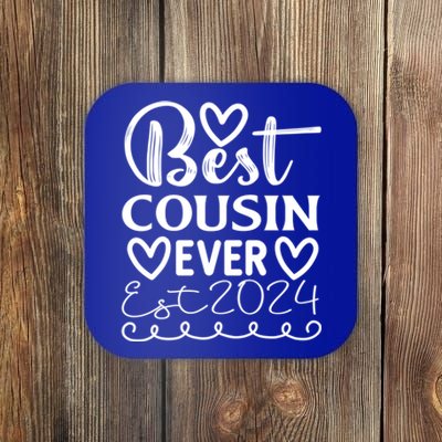 Funny Cousin Crew Matching Fam Best Cousin Since 2024 Family Gift Coaster