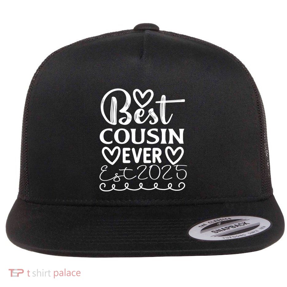 Funny Cousin Crew Matching Fam Best Cousin Since 2025 Family Cute Gift Flatbill Hat