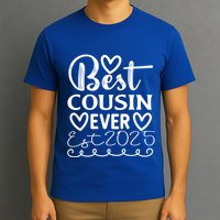 Funny Cousin Crew Matching Fam Best Cousin Since 2025 Family Cute Gift T-Shirt