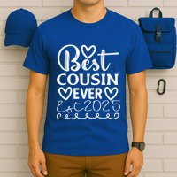 Funny Cousin Crew Matching Fam Best Cousin Since 2025 Family Cute Gift T-Shirt