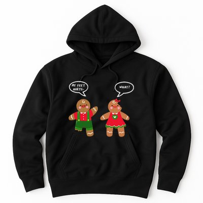 Funny Crude Christmas Humor Gingerbread Puns Slapstick Xmas Hoodie