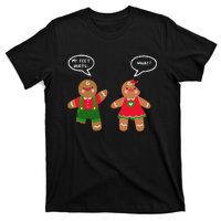 Funny Crude Christmas Humor Gingerbread Puns Slapstick Xmas T-Shirt