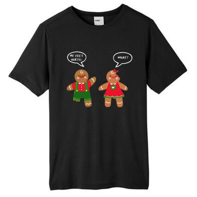 Funny Crude Christmas Humor Gingerbread Puns Slapstick Xmas Tall Fusion ChromaSoft Performance T-Shirt