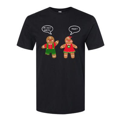 Funny Crude Christmas Humor Gingerbread Puns Slapstick Xmas Softstyle® CVC T-Shirt