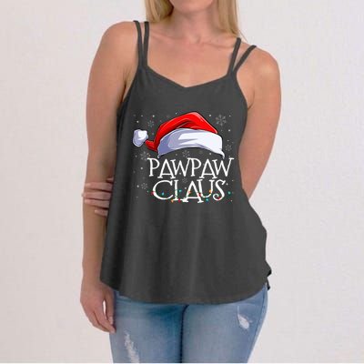 Funny Christmas Cute Hat Santa Pawpaw Claus Family Pajamas Gift Women's Strappy Tank