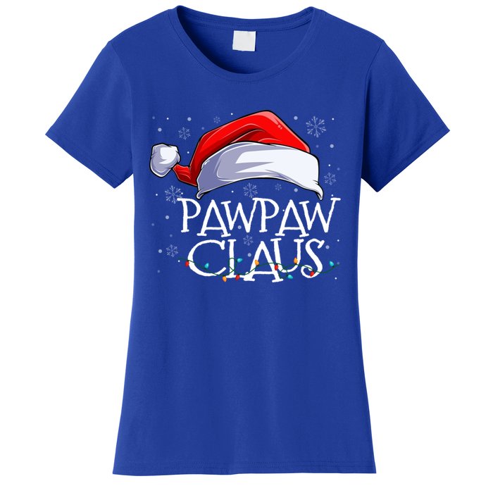 Funny Christmas Cute Hat Santa Pawpaw Claus Family Pajamas Gift Women's T-Shirt