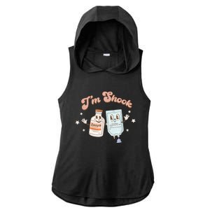 Funny Christmas Crna Pacu Er Ed Icu Cricital Care Nurse Ladies PosiCharge Tri-Blend Wicking Draft Hoodie Tank