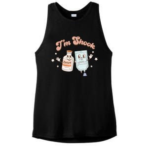 Funny Christmas Crna Pacu Er Ed Icu Cricital Care Nurse Ladies PosiCharge Tri-Blend Wicking Tank