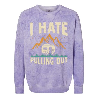 Funny Camping Camper Camp Colorblast Crewneck Sweatshirt