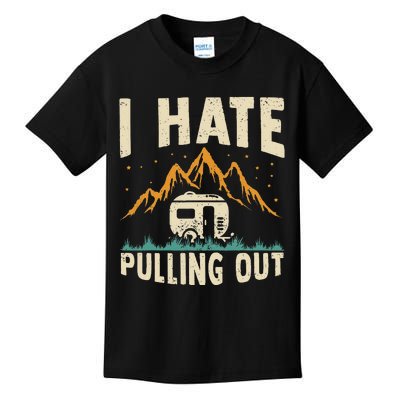 Funny Camping Camper Camp Kids T-Shirt