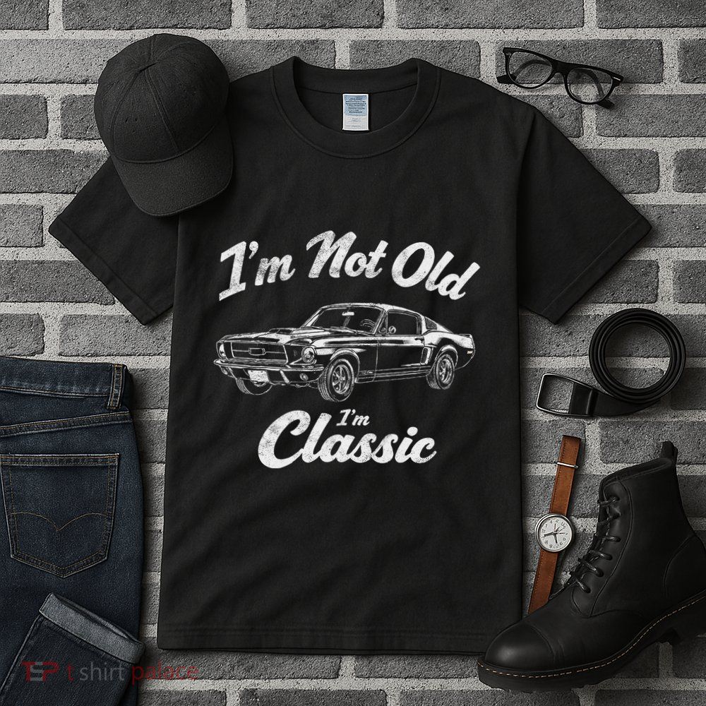 Funny Classic Car Guy Humor Saying For Old Man Enthusiasts Tall T-Shirt