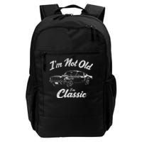 Funny Classic Car Guy Humor Saying For Old Man Enthusiasts Daily Commute Backpack