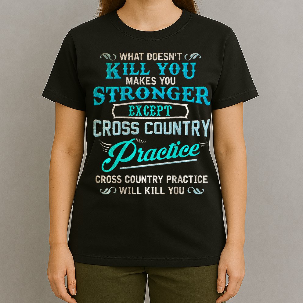 Funny Cross Country Runner Gift For Running Coach T-Shirt