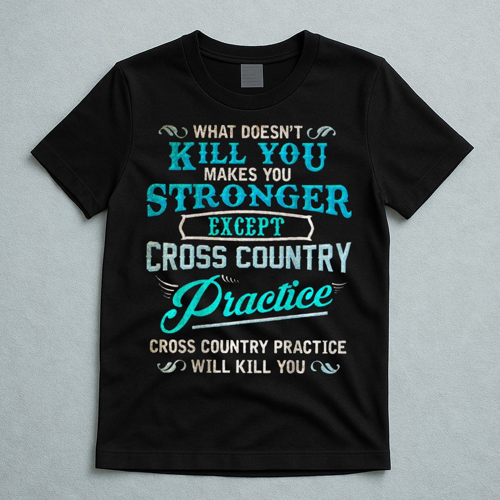 Funny Cross Country Runner Gift For Running Coach T-Shirt