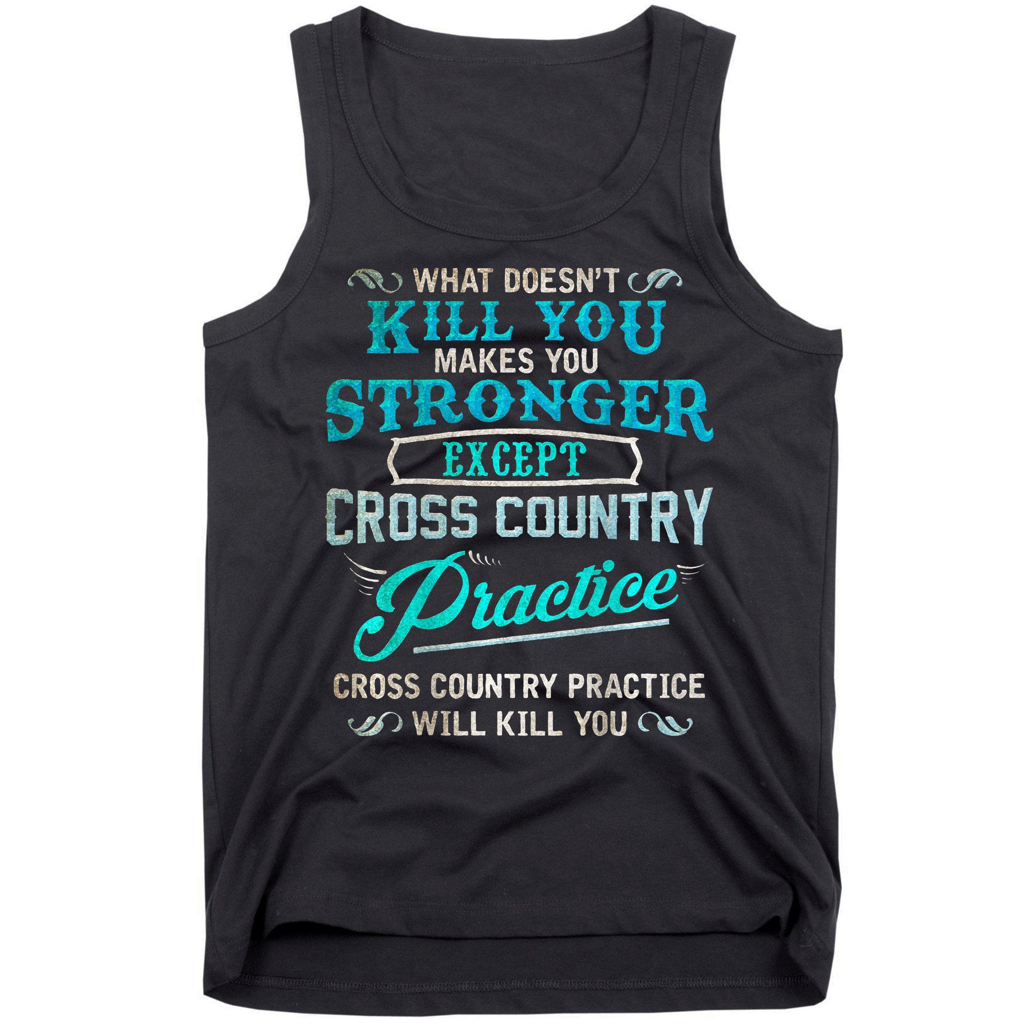 Funny Cross Country Runner Gift For Running Coach Tank Top