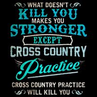 Funny Cross Country Runner Gift For Running Coach Kids T-Shirt