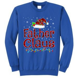 Father Claus Christmas Pajama Matching Family Xmas Lights Meaningful Gift Sweatshirt