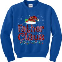 Father Claus Christmas Pajama Matching Family Xmas Lights Meaningful Gift Kids Sweatshirt