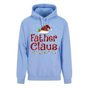 Father Claus Christmas Pajama Matching Family Xmas Lights Meaningful Gift Unisex Surf Hoodie