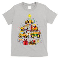 Funny Christmas Construction Vehicles Tree T-Shirt