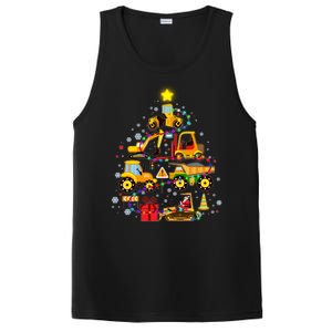 Funny Christmas Construction Vehicles Tree PosiCharge Competitor Tank