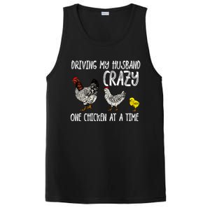 Funny Crazy Chicken Lady Gift For Fowl Animal Lover Gift PosiCharge Competitor Tank