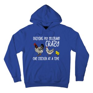 Funny Crazy Chicken Lady Gift For Fowl Animal Lover Gift Hoodie