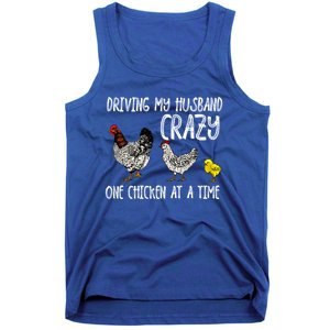 Funny Crazy Chicken Lady Gift For Fowl Animal Lover Gift Tank Top