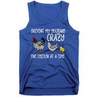 Funny Crazy Chicken Lady Gift For Fowl Animal Lover Gift Tank Top